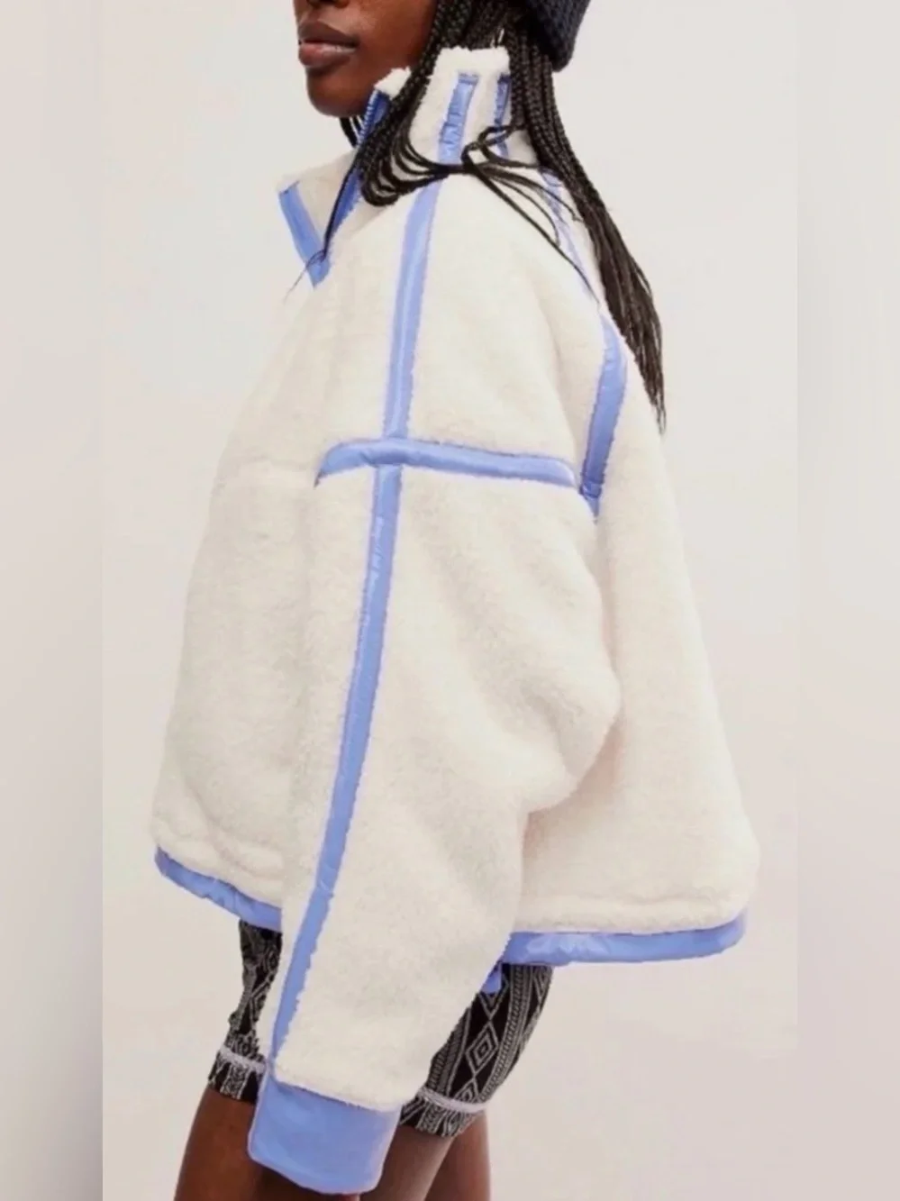 Free People Mountain High Shine 1/2 Zip